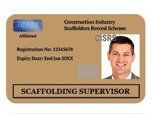 CISRS CARD - Scaffolding Workers